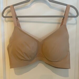 Honeylove Beige Wireless Crossover Bra 1X